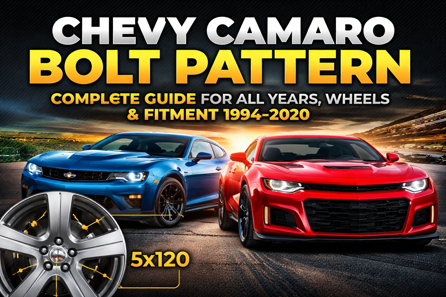 Chevy Camaro Bolt Pattern