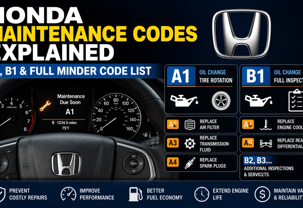 Honda Maintenance Codes