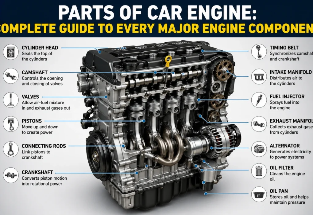 Parts of Car Engine