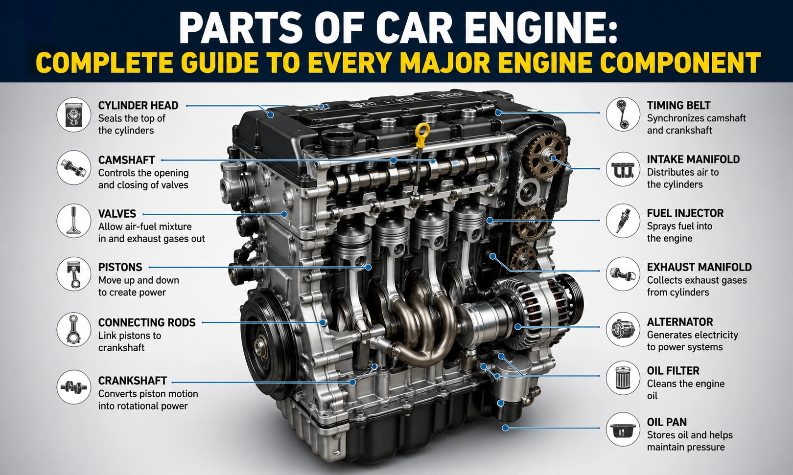 Parts of Car Engine