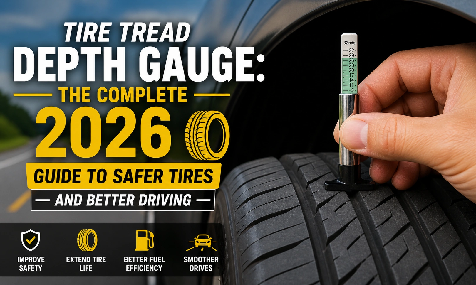 Tire Tread Depth Gauge