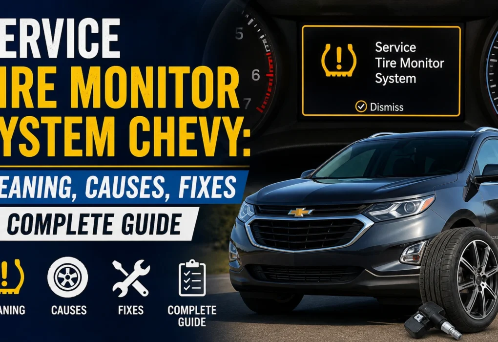 Service Tire Monitor System Chevy